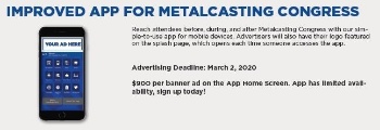 Picture of Metalcasting Congress App Banner Ad